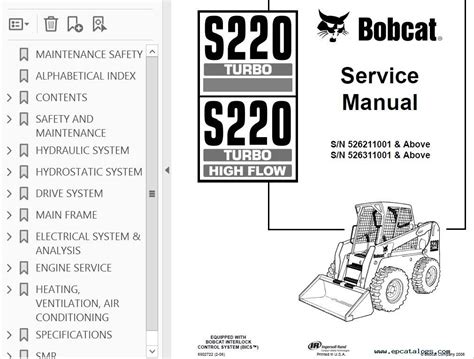 bobcat s220 service manual pdf